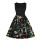 Fashion Sleeveless Ladies Flower Lovely Dress With Belt